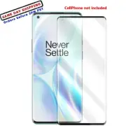 Full Coverage Curved Tempered Glass Screen Protector for OnePlus 8 5G UW Phone