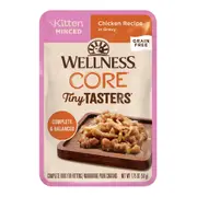 Wellness Core Tiny Tasters Kitten Minced Chicken In Gravy Wet Cat Food 50g 50g