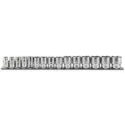 FORCE PRO 15PC SOCKET RAIL SET 3/8” SQUARE DR 6 POINT METRIC SAE AU STOCK