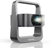 Eeenfy Venus V1 Mini Projector Portable, Smart Projector Home Cinema with 270° Rotation, 1080P Support, 350ANSI, E-Focus/Trapezoidal Correction, Outdoor Projector WiFi Bluetooth 5.2 for Mobile Phone