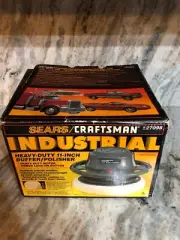 11 In Heavy Duty Sears Craftsman Buffer Polisher Model 927098 SUPER RARE VINTAGE