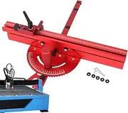 Table Saw Miter Gauge System - Miter Saw Fence,Extension Fence System with Telescoping Fence, Marking Scale, Miter Gauge for Woodworking Tool