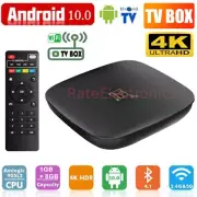 2022 Smart Android 10.0 TV Box Quad Core 2.4G/5G WIFI 4K HD Media Stream Player