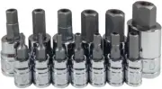 ATD TOOLS -13795- 13 Pc. Tamper-Resistant Metric HEX Bit Socket Set