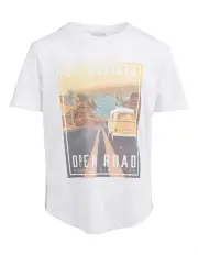 [St Goliath] Van Life Tee (3-7 Years) in White
