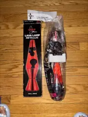 Lava® Lamp - 14.5" Metallic - the Original Motion Lamp - Black Wax and Red Li...