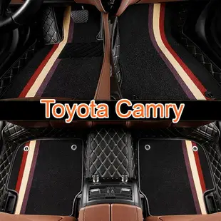 工廠直銷適用豐田Toyota Camry腳踏墊 5代 6代 7代 8代 雙層全包圍汽車皮革腳墊 腳踏墊 隔水墊