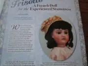 24pg Verlingue FRISETTE French Doll History Article w/Pattern & Paper Doll Too