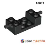 【COOLPON】正版樂高 LEGO【二手】2X4 WITH WHEELS HOLDER 車軸 底盤 18892 黑色