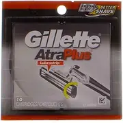 Gillette Atra Plus Cartridges, 10 CT (Pack of 3)