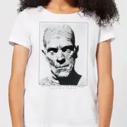 Universal Monsters The Mummy Portrait Women's T-Shirt - White