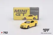 1:64 NISSAN SKYLINE GT-R (R34) V-SPEC LIGHTING YELLOW MINI GT 762