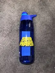 Star Wars Water Bottle Battle of Hoth 28 Oz. Vintage Artwork Blue Transparent