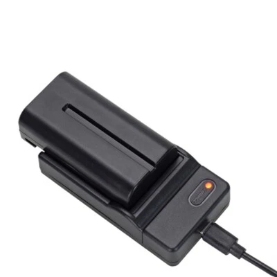 Battery For Sony NP-F330 NP-F550 NP-F570 BC-VM10 BC-VM50 BC-V615 +Slim Charger