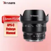 7artisans 7.5mm F3.5 Manual Focus APS-C Wide Angle Fisheye Lens Nikon F-Mount