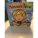 二手英文童書MANNERS TIME GOOD NIGHT WORLD寶寶厚頁書