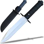 Large knife-Bowie-Fixed Blade Knife with Sheath - Outdoor Knife - Camping Knife -Utility knife-Knife for Camp