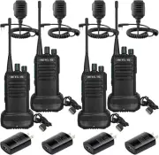 RB29 2 Way Radio Long Range,Two Way Radios with Waterproof Shoulder Mic,Usb Char