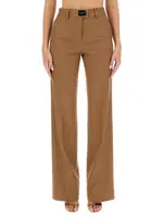 [Dolce & Gabbana] Dolce & Gabbana-Flannel Flare Pants-Donna 40