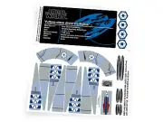 Custom stickers for Star Wars Set 75041 Vulture Droid with Bonus!