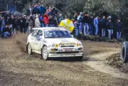 Alessandro Fiorio Vittorio Brambilla Ford Escort Cosworth WRC 1995 Old Photo 1