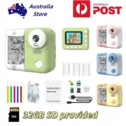 Kids Mini Instant Print Camera Video Camera Toys Digital Photo Camera HD 1080P