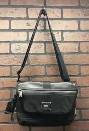 Tumi TRAVIS Black Crossbody Messenger Tablet Bag Alpha Bravo New w Tags
