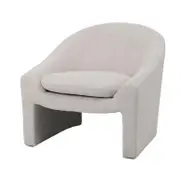 Kotrina Linen Chenille Accent Armchair