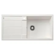 Blanco Single Bowl Right Hand Silgranit White METRAXL6SRW