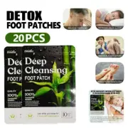 20x Detox Foot Patches Pads Body Toxins Feet Slimming Cleansing Herb