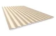 CGI Corrugated Roofing & Wall Cladding Sheet .42mm BMT Smooth Cream