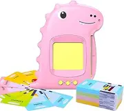Talking Flash Cards - Talking Cards for Toddler,Educational Machine Games Interactive Learning for Aged 1-3 Baby Girls Boys Children Birthday