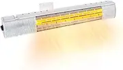 Electric Outdoor Heater - Infrared heater Outdoor and Indoor usage - IP65 Dustproof and Waterproof Wall-mounted infrared Patio Heater - 1500 Watts.