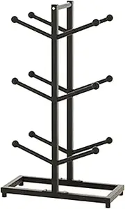 Vaveren Basketball Storage Rack Ball Stand Multipurpose Sturdy Compact Sports Organizer Ball Holder for Gym Home Household Volleyball