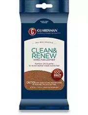 Guardsman Leather Cleaner Wipes Pack of 20 cleaning wipes