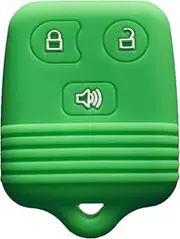 Rpkey Silicone Keyless Entry Remote Control Key Fob Cover Case protector Replacement Fit For Ford Lincoln Mercury Mazda CWTWB1U331 GQ43VT11T CWTWB1U345 8L3Z15K601B 8L-3Z-15K-601B(green)