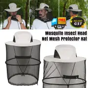 Mosquito Fly Head Net Outdoor Fishing Camping Insect Mesh Hat Bee Bug Protector