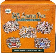 Wanderers Emporium Hard Flat DND Miniatures with Bases | Dungeons and Dragons Starter Set 5e Mini Figures, Pawns, Standees, Tokens (DM Starter Pack, 183, Miniatures)