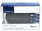Insignia Mini Sonic Portable Bluetooth Speaker- Black - RETAIL