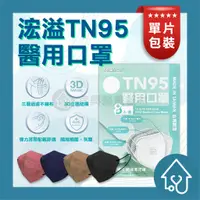 在飛比找蝦皮購物優惠-茂超 浤溢 TN95 醫用口罩 8片/盒 3D成人立體 口罩