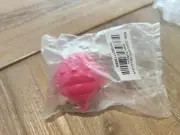 Tupperware Pink Punch Mini Cupcake Keeper Keyring Brand New in Packaging