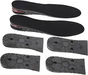 Healvian Elevator Insoles Height Increase Insoles for Men Lift Height Insoles Shoe Insole Lifts Shoe Lifts Increase Shoe Pad Height Increase Shoe Insoles Invisible Insoles Black