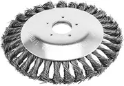 EZONEDEAL Grass Trimmer Cutter Head with Cone Knotted Wire Cutter, Wire Brush Head for Metal Lawn Mower Weeding Tray for Grass Cutter Trimmer Head, Garden Weed Brush for Lawn Mower (8 inch)