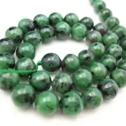 Ruby Zoisite Beads - Nature Stone - Smooth Round 8mm Gemstone Beads