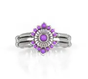 Paparazzi Rainbow Rivera Purple Ring - New