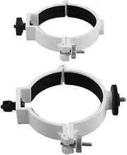 2Pcs 80DX Astronomical Telescope Ring for Main Lens Barrel with an External Diameter of 90Mm