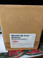 MICROSOFT SQL SERVER VERSION 6.O DATABASE MAN. SYSTEM, W/SOFTWARE