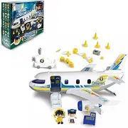 Pinypon Action Emergency on The Plane with Two Figures and Lots of Accessories for Boys and Girls from 4 to 8 Years (Famosa 700015149)