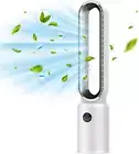 Bladeless Fan for Bedroom, Portable Tower Fans Electric Fan with Air Purificatio