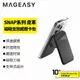 MAGEASY SNAP 皮革磁吸支架感應卡包 多角度 手機架 卡夾 輕薄 卡套 折疊 通勤 悠遊卡 信用卡